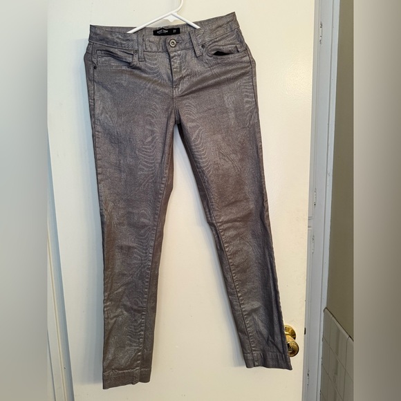 Just USA Metallic Gray Pants - Picture 1 of 7